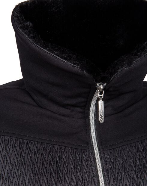 Veste Manon D fausse fourrure noire