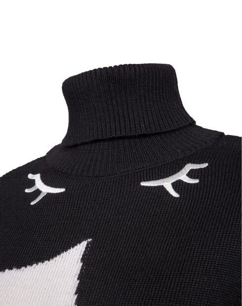 Pull en Laine mélangée Pauline Hd blanc/noir