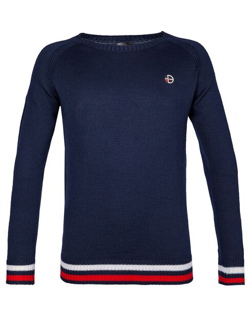 Pull en Laine mélangée Pierre bleu nuit