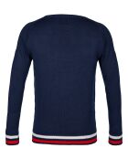 Pull en Laine mélangée Pierre bleu nuit