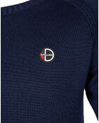 Pull en Laine mélangée Pierre bleu nuit
