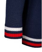 Pull en Laine mélangée Pierre bleu nuit