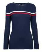 Pull en Laine mélangée Pomme bleu nuit