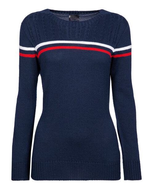 Pull en Laine mélangée Pomme bleu nuit