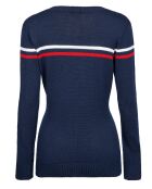 Pull en Laine mélangée Pomme bleu nuit