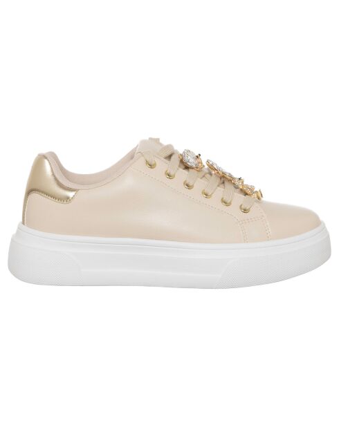 Sneakers Emma beige/doré