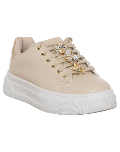 Sneakers Emma beige/doré