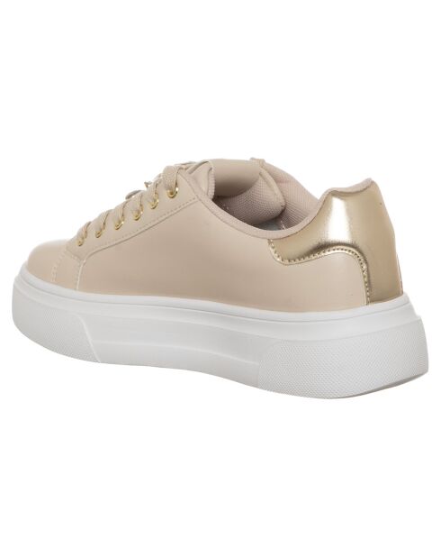 Sneakers Emma beige/doré