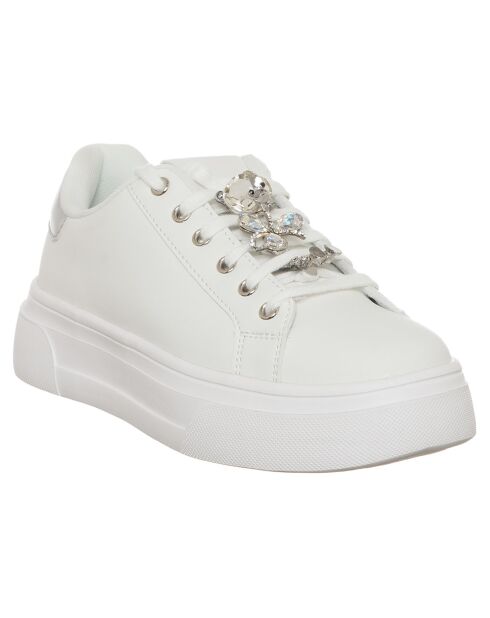Emma wit/zilveren sneakers