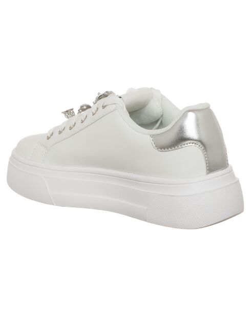 Sneakers Emma blanc/argenté