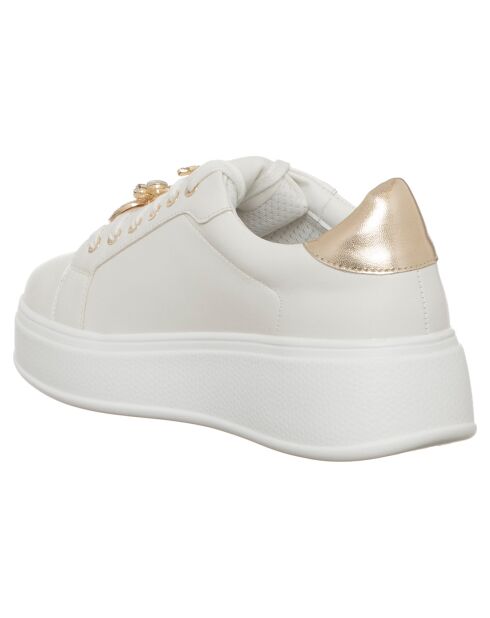 Sneakers Louise blanc/doré