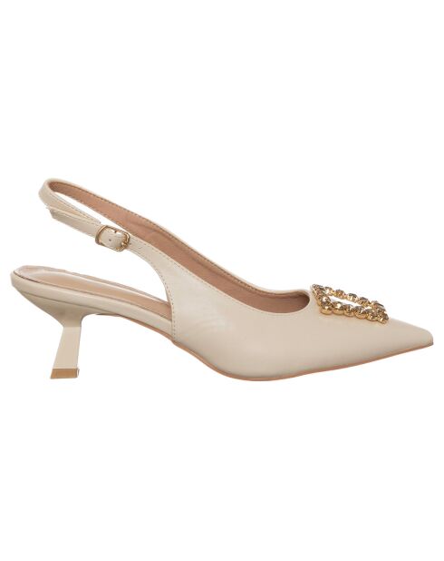 Slingback Alice beige