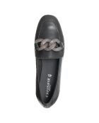 Mocassins en Cuir Pauline noirs