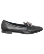 Mocassins en Cuir Pauline noirs