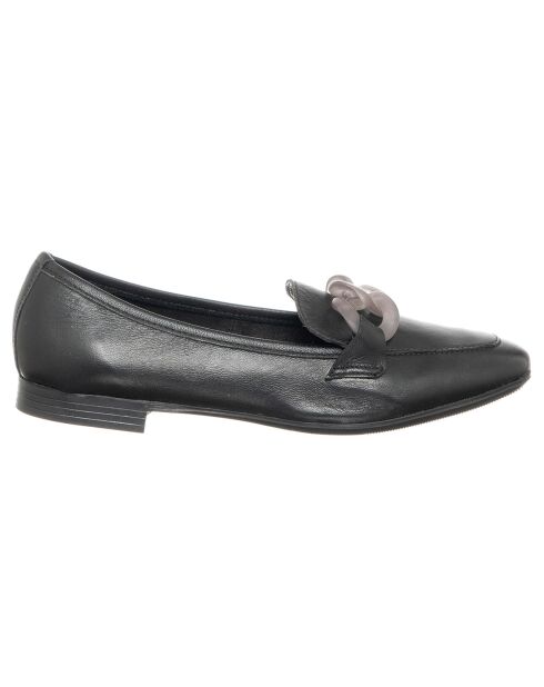 Mocassins en Cuir Pauline noirs