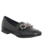 Mocassins en Cuir Pauline noirs