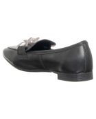 Mocassins en Cuir Pauline noirs