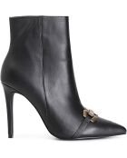 Bottines en Cuir Joséphine noires