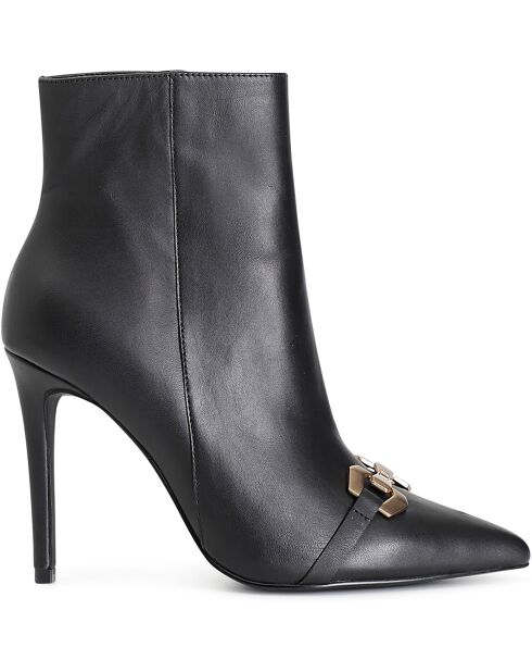 Bottines en Cuir Joséphine noires