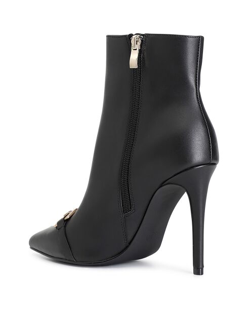 Bottines en Cuir Joséphine noires