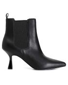Bottines en Cuir Thaïs noires