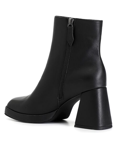 Bottines en Cuir Léna noires