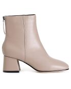 Mia taupe leren laarzen