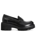 Mocassins en Cuir Assia noirs