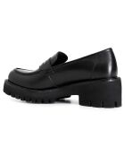 Mocassins en Cuir Assia noirs