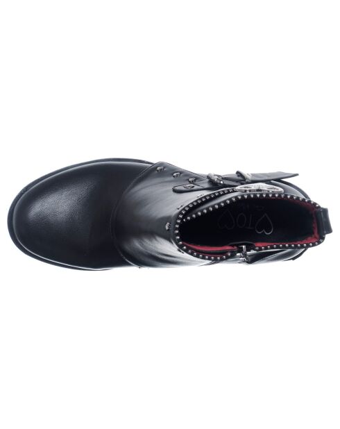 Bottines Juliette noires - Talon 7 cm