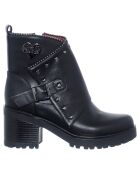 Bottines Juliette noires - Talon 7 cm