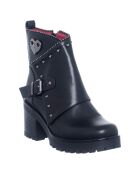 Bottines Juliette noires - Talon 7 cm