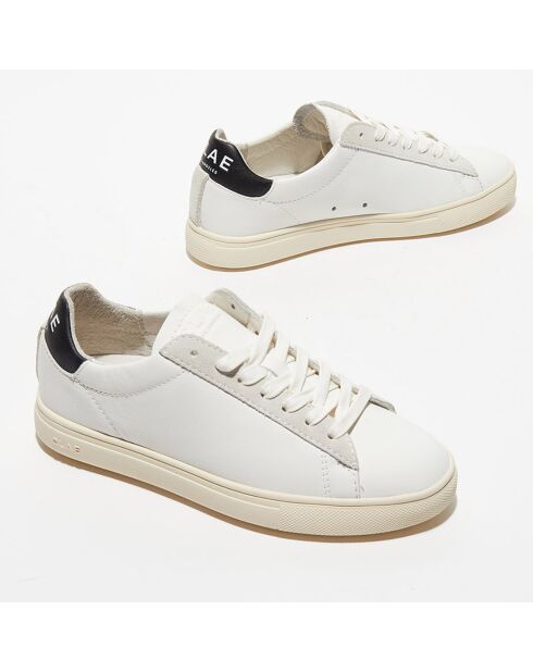 Baskets en Cuir Bradley blanc/noir