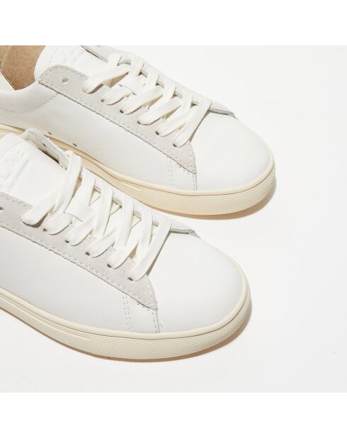 Baskets en Cuir Bradley blanc/noir