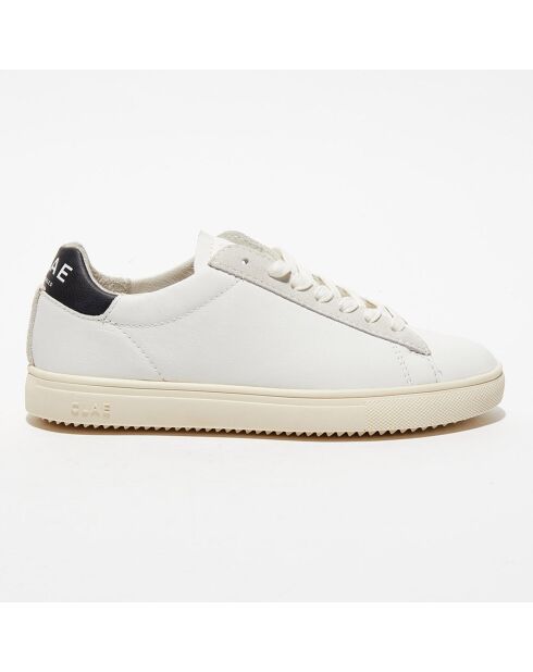 Baskets en Cuir Bradley blanc/noir