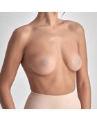 Beige niet-klevende tepelhoezen