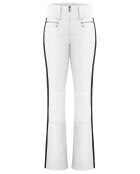 Pantalon de ski Stretch blanc/noir