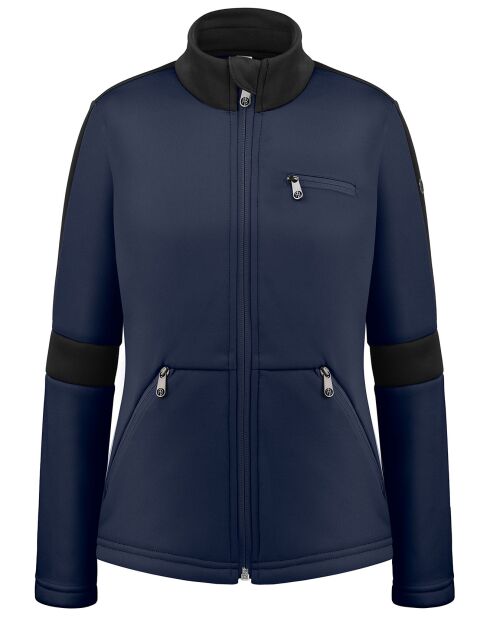 Gilet Interlock Fleece bleu