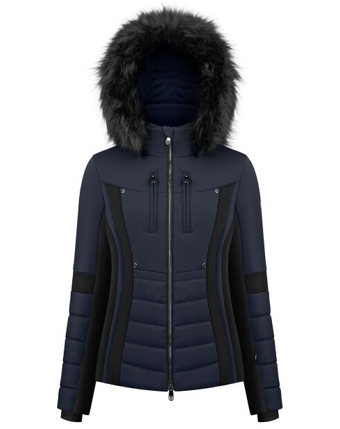 Veste de ski Stretch bleu/noir