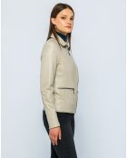 Veste en Cuir Paola beige