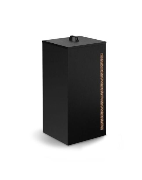 Réservoir à granules et pellets noir 30kg