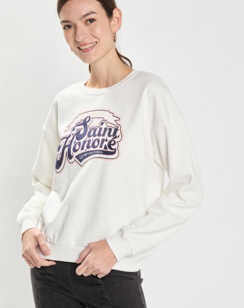 Sweat Tonore imprimé écru