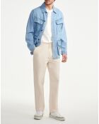 Pantalon droit sable