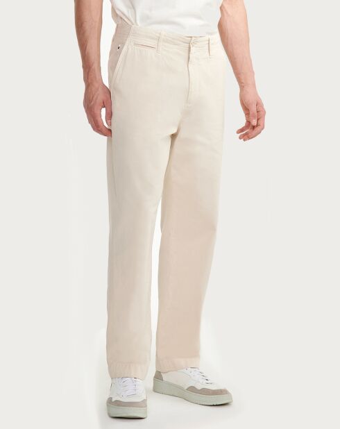Pantalon droit sable