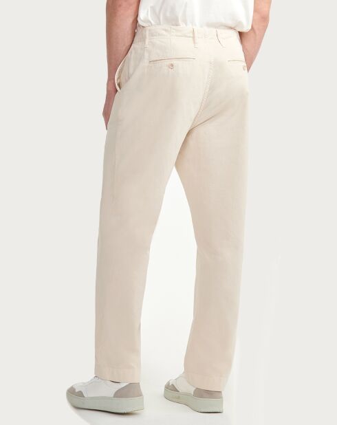 Pantalon droit sable