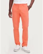 Pantalon droit abricot