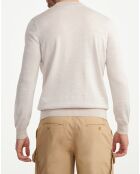 Pull 100% Laine Aiw22Mkni002 sable