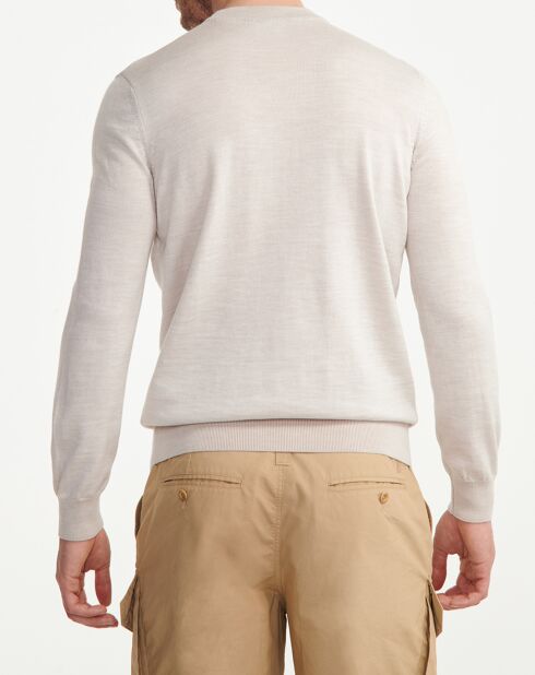 Pull 100% Laine Aiw22Mkni002 sable