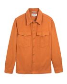 Surchemise 100% Coton Bio à carreaux moka