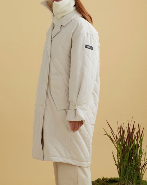 Parka longue sable